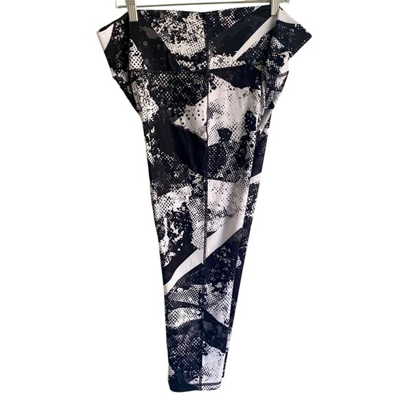 Brisas Abstract Print Activewear Capris Pants Women's 1X NEW - Picture 1 of 5